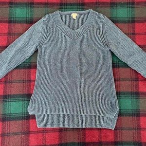 L.L. Bean Blue Knit Sweater